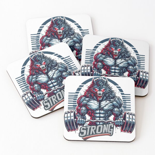 Item preview, Werewolf, Weight Lifting, Retro designed and sold by JonelleTshirts.