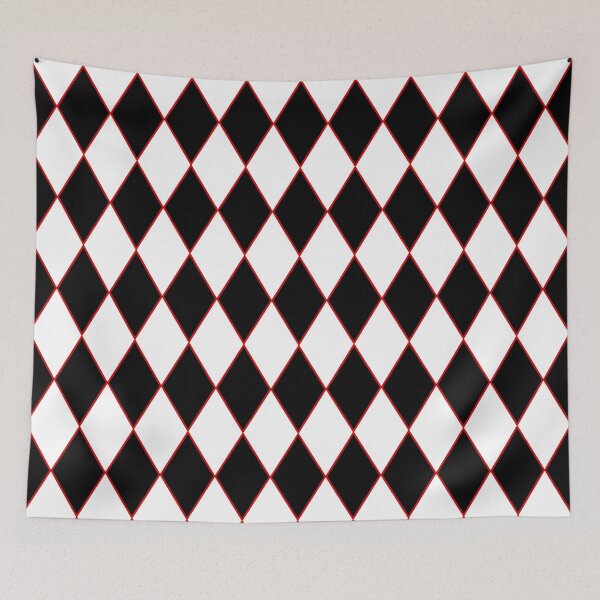 Item preview, halloween harlequin red black white designed and sold by Gossip Rag.