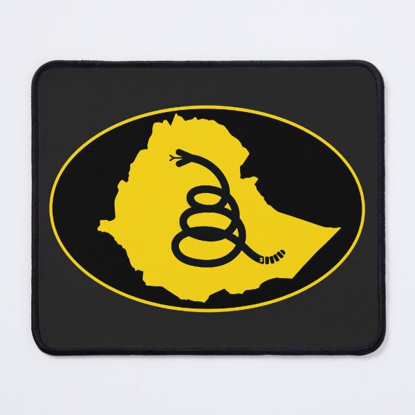 Item preview, ETHIOPIA - Freedom Is The Superpower - Modern Gadsden Snake Flag - Dont Tread On Me design designed and sold by pelagio.