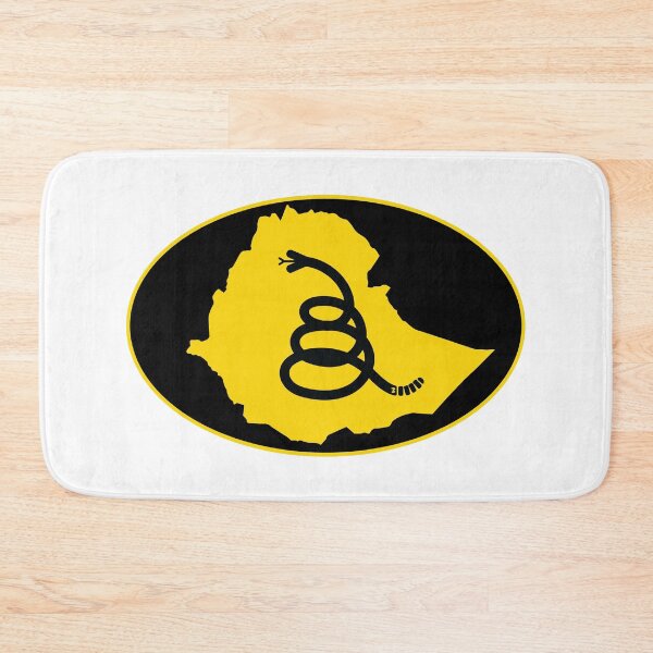 Item preview, ETHIOPIA - Freedom Is The Superpower - Modern Gadsden Snake Flag - Dont Tread On Me design designed and sold by pelagio.