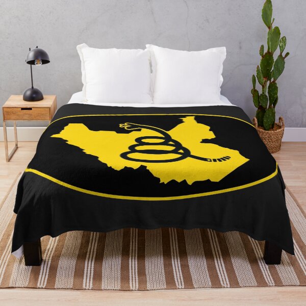 Item preview, SOUTH SUDAN - Freedom Is The Superpower - Modern Gadsden Snake Flag - Dont Tread On Me design designed and sold by pelagio.