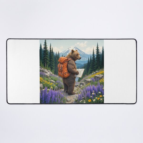 Item preview, Hiking Bear designed and sold by TeeARTHY.
