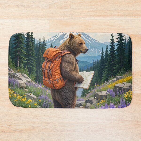 Item preview, Hiking Bear designed and sold by TeeARTHY.