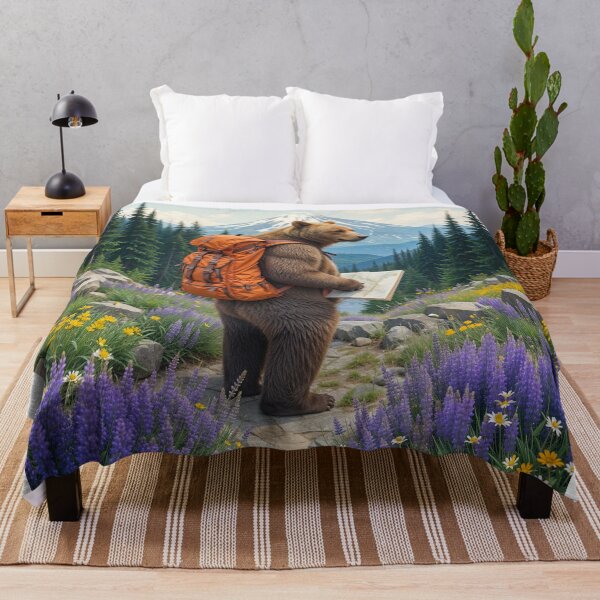 Item preview, Hiking Bear designed and sold by TeeARTHY.