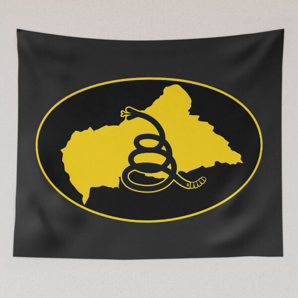 Item preview, CENTRAL AFRICAN REPUBLIC - Freedom Is The Superpower - Modern Gadsden Snake Flag - Dont Tread On Me design designed and sold by pelagio.
