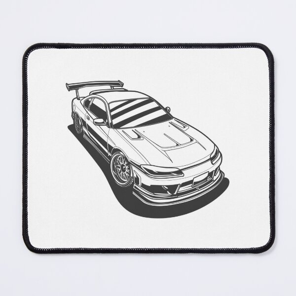 Item preview, Nissan Silvia S14 Monochrome Style designed and sold by TrilogyMerch.