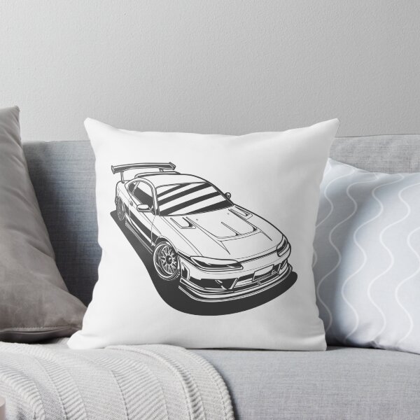 Item preview, Nissan Silvia S14 Monochrome Style designed and sold by TrilogyMerch.