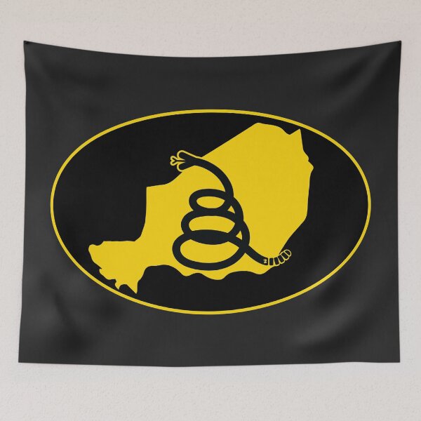 Item preview, NIGER - Freedom Is The Superpower - Modern Gadsden Snake Flag - Dont Tread On Me design designed and sold by pelagio.