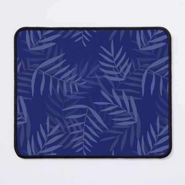 Artikelvorschau, Blaue Farne, sich wiederholendes Muster entworfen und verkauft von Fern and Quill.