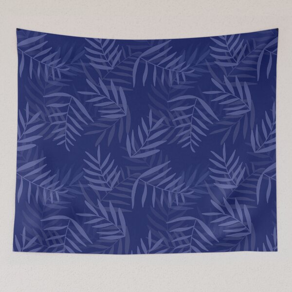 Item preview, Blue Ferns Repeating Pattern designed and sold by Fern and Quill.