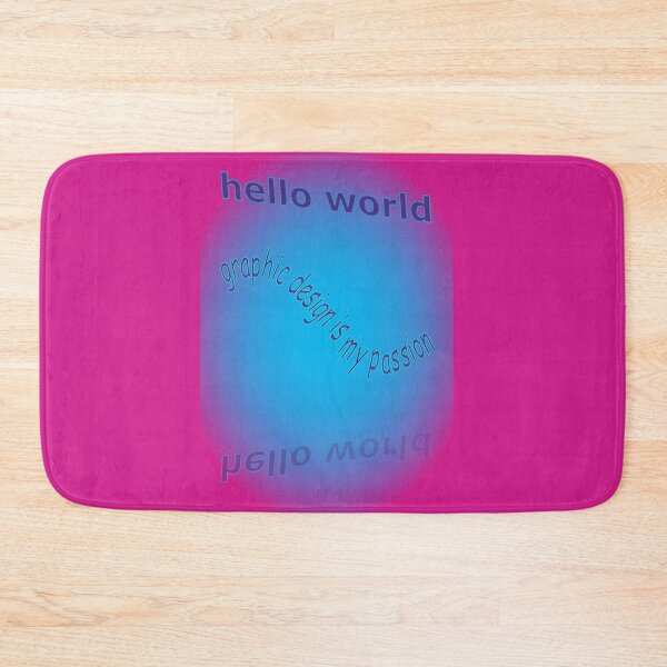 Item preview, Hello World Graphic Design designed and sold by GlimmerFish.