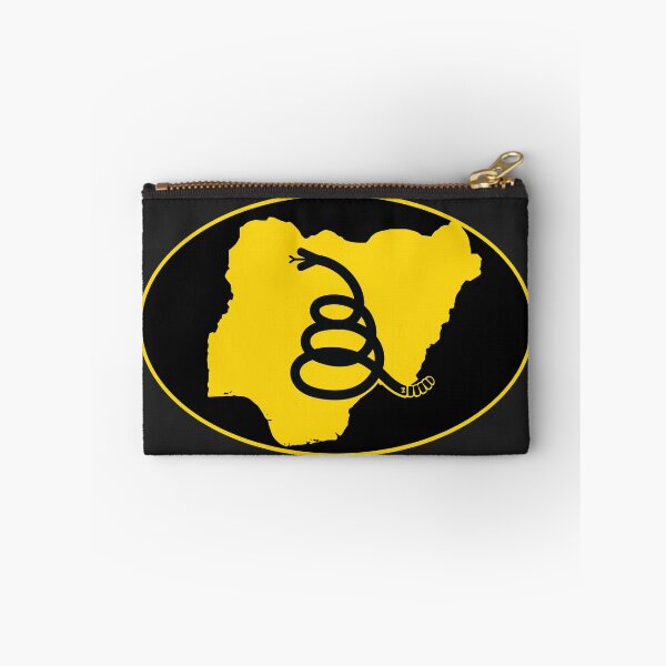 Item preview, NIGERIA - Freedom Is The Superpower - Modern Gadsden Snake Flag - Dont Tread On Me design designed and sold by pelagio.