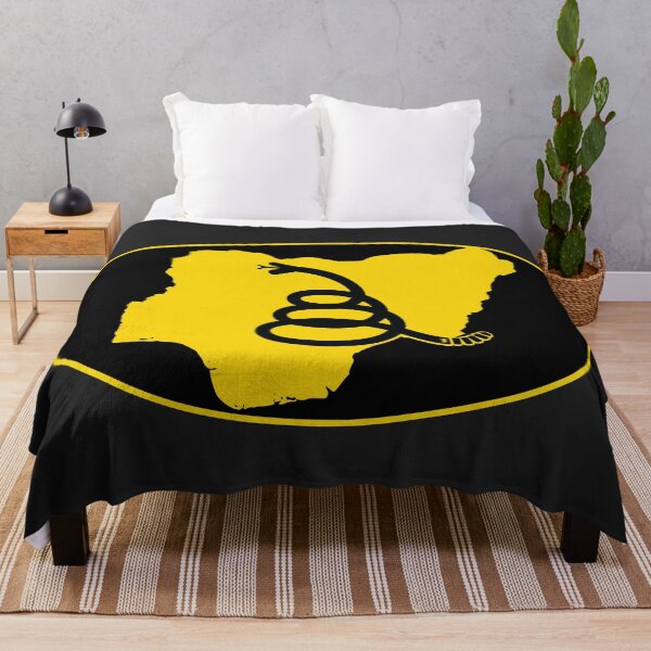 Item preview, NIGERIA - Freedom Is The Superpower - Modern Gadsden Snake Flag - Dont Tread On Me design designed and sold by pelagio.