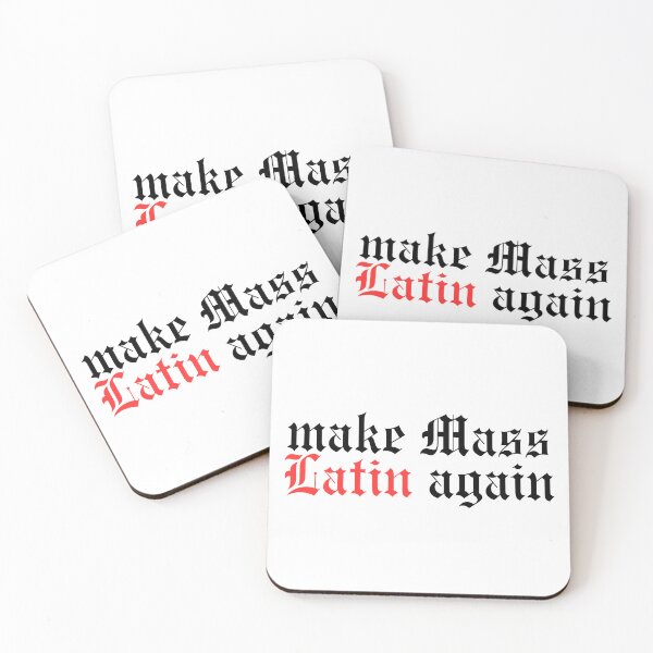 Item preview, make Mass Latin again - Traditional Catholic designed and sold by opptop.