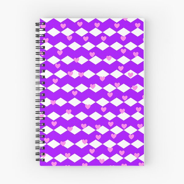 Item preview, A purple and white pattern of hearts designed and sold by PWDigitalArt.