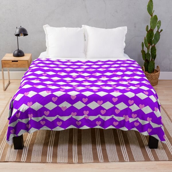 Item preview, A purple and white pattern of hearts designed and sold by PWDigitalArt.