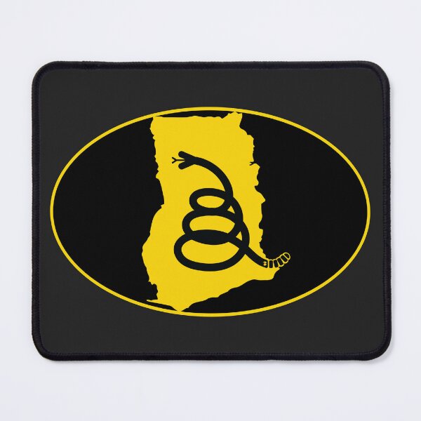 Item preview, GHANA - Freedom Is The Superpower - Modern Gadsden Snake Flag - Dont Tread On Me design designed and sold by pelagio.