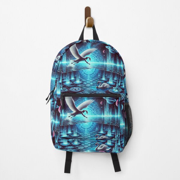 Item preview, "Celestial Swan Dive – The Cosmic Journey Across the Stars" designed and sold by Meta2Physical.