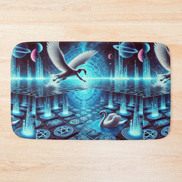 Item preview, "Celestial Swan Dive – The Cosmic Journey Across the Stars" designed and sold by Meta2Physical.