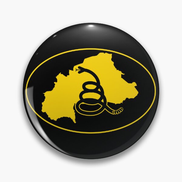 Item preview, BURKINA FASO - Freedom Is The Superpower - Modern Gadsden Snake Flag - Dont Tread On Me design designed and sold by pelagio.