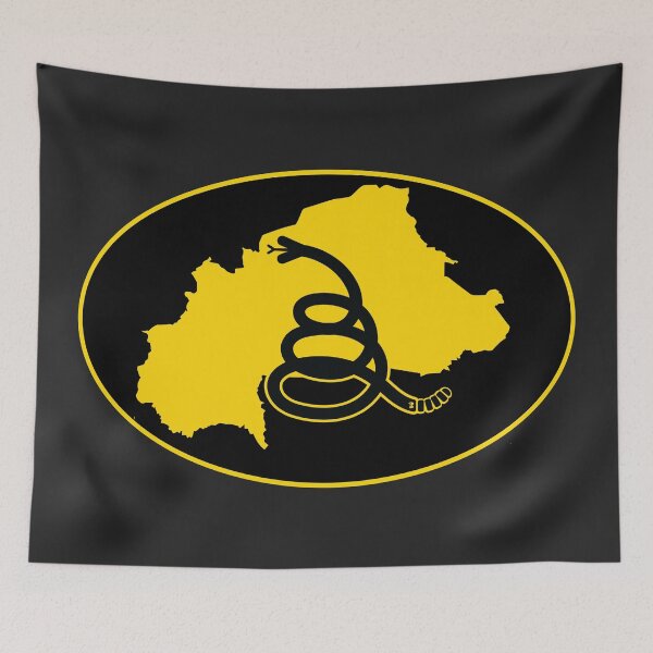 Item preview, BURKINA FASO - Freedom Is The Superpower - Modern Gadsden Snake Flag - Dont Tread On Me design designed and sold by pelagio.