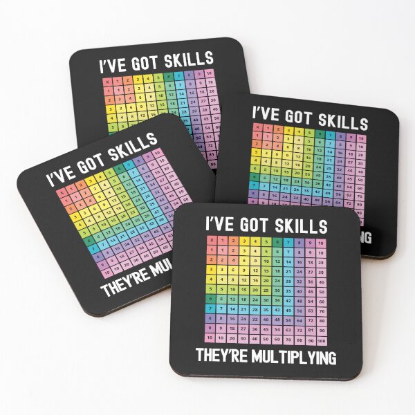 Item preview, I've Got Skills They're Multiplying | Math Wiz Kid | Kid Who Loves Math | Kid Multiplication Table designed and sold by jadedscientist.