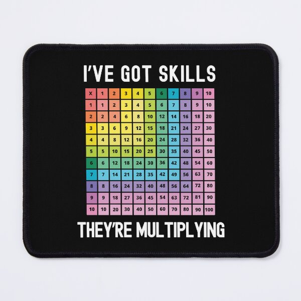 Item preview, I've Got Skills They're Multiplying | Math Wiz Kid | Kid Who Loves Math | Kid Multiplication Table designed and sold by jadedscientist.