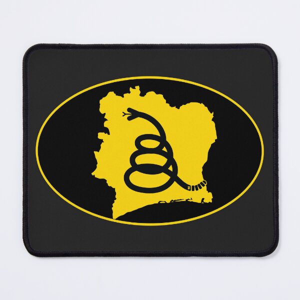 Item preview, Ivory Coast - Côte d'Ivoire Freedom Is The Superpower - Modern Gadsden Snake Flag - Dont Tread On Me design designed and sold by pelagio.