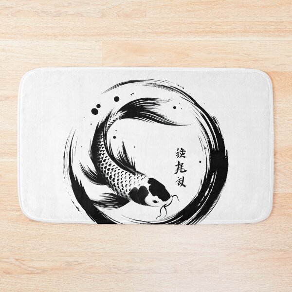 Item preview, Zen Enso Circle and koi fish designed and sold by goodday Japan.