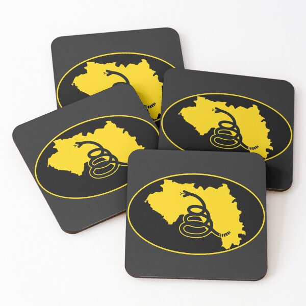 Item preview, GUINEA - Freedom Is The Superpower - Modern Gadsden Snake Flag - Dont Tread On Me design designed and sold by pelagio.