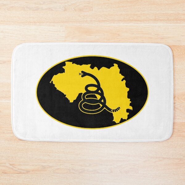 Item preview, GUINEA - Freedom Is The Superpower - Modern Gadsden Snake Flag - Dont Tread On Me design designed and sold by pelagio.