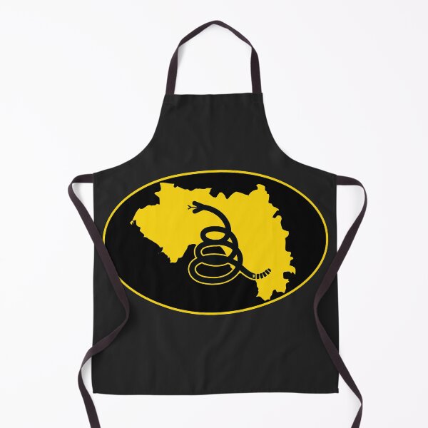 Item preview, GUINEA - Freedom Is The Superpower - Modern Gadsden Snake Flag - Dont Tread On Me design designed and sold by pelagio.