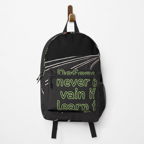 Item preview, Defeat will never be in vain if we learn from it. designed and sold by rikimaru725.