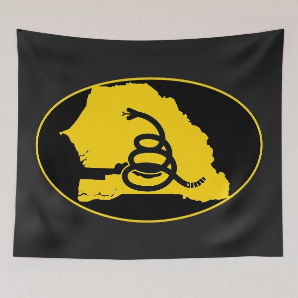 Item preview, SENEGAL - Freedom Is The Superpower - Modern Gadsden Snake Flag - Dont Tread On Me design designed and sold by pelagio.