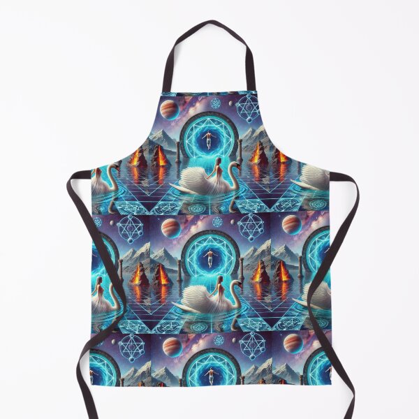 Item preview, "Portal of Infinite Realms – The Cosmic Swan's Journey" designed and sold by Meta2Physical.