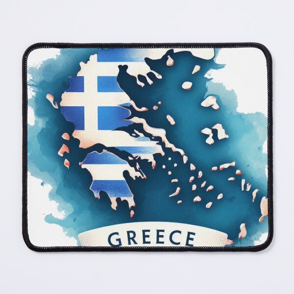 Item preview, Greece Flag designed and sold by clintang.