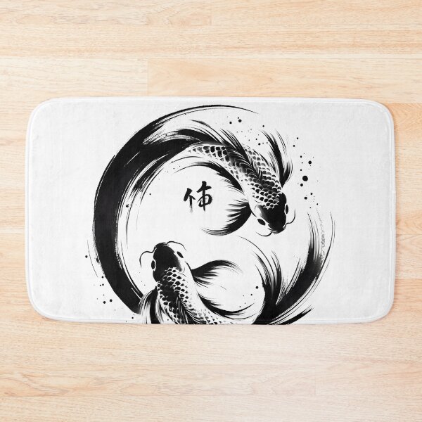 Item preview, Zen Enso Circle and koi fish Yin Yang designed and sold by goodday Japan.