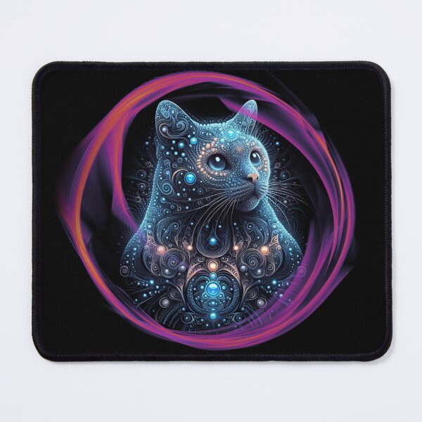 Item preview, Fractal Blue Cat designed and sold by Vast-Designs.