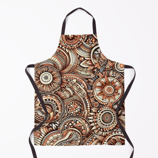 Artikelvorschau, Kreismuster im Aborigine-Stil entworfen und verkauft von Travelcases.