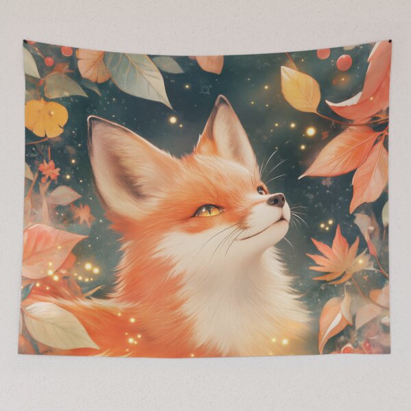 Item preview, Fox Autumn Embrace designed and sold by AshiraCreations.