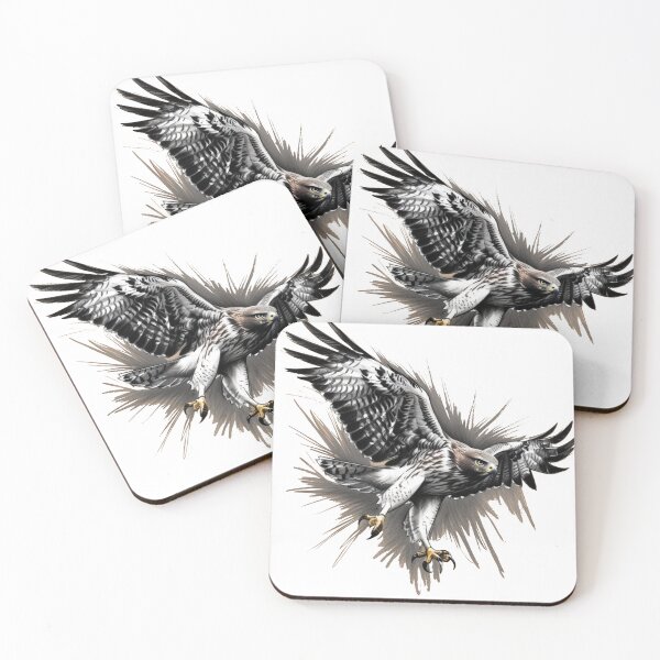 Item preview, A large eagle is flying in the air with its wings spread wide designed and sold by PWDigitalArt.