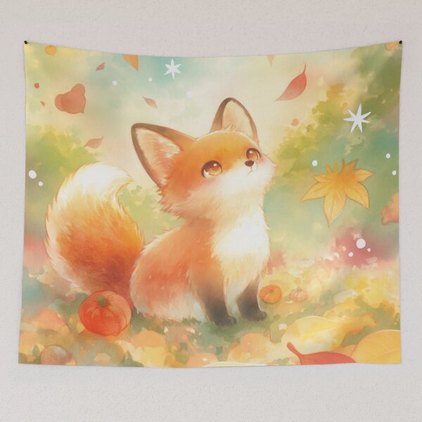 Item preview, Fox Amidst Autumn Charm designed and sold by AshiraCreations.