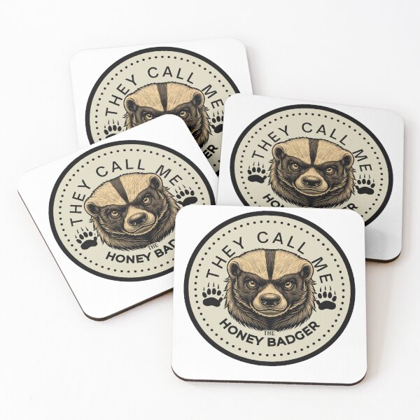 Item preview, They Call Me The Honey Badger designed and sold by dudelinart.