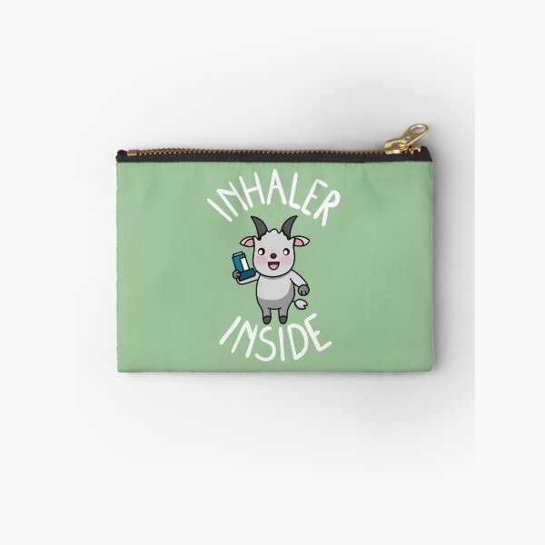 Item preview, Goat Holding Asthma Inhaler designed and sold by AnthroTales.