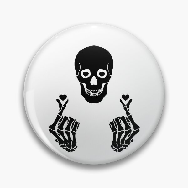 Item preview, Love You To Death Finger Hearts (Black) designed and sold by DropDeadDsgns.
