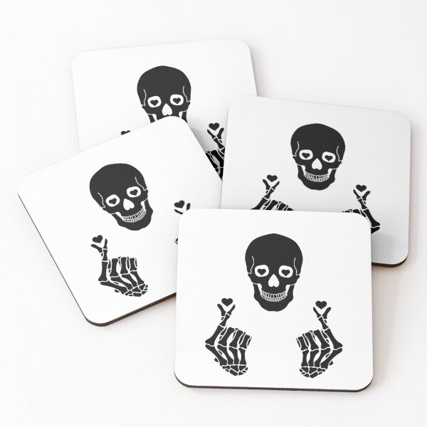 Item preview, Love You To Death Finger Hearts (Black) designed and sold by DropDeadDsgns.