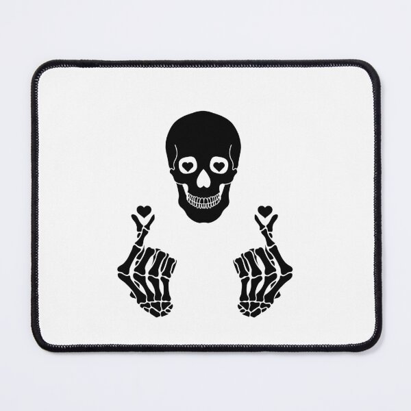 Item preview, Love You To Death Finger Hearts (Black) designed and sold by DropDeadDsgns.
