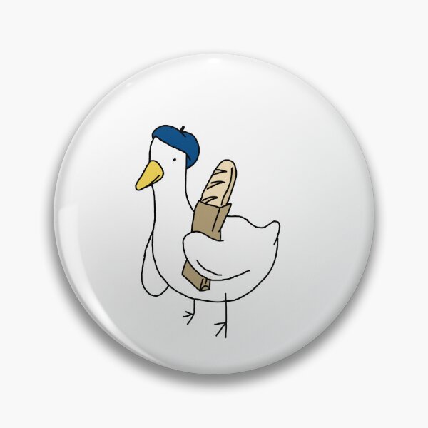 Item preview, Duck with baguette  designed and sold by JDesigns101.
