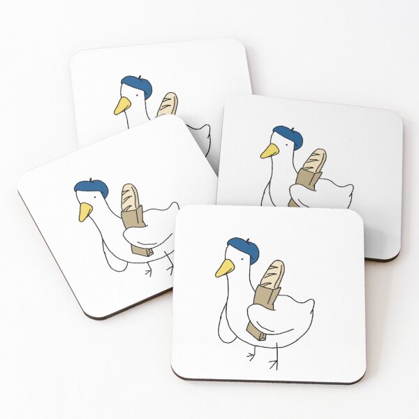 Item preview, Duck with baguette  designed and sold by JDesigns101.