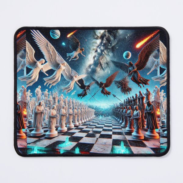 Item preview, "Battle of the Angels – The Cosmic Chess War" designed and sold by Meta2Physical.